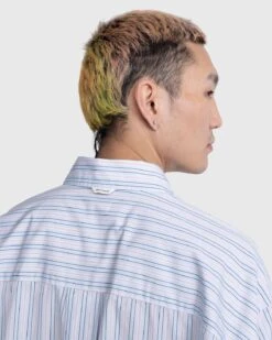 Our Legacy – Popover Shirt Blue Stripe -Acne Studios Clothing 03.23.23 Acne SS2310 xQGe39mN