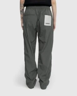 Highsnobiety – Crepe Nylon Elastic Pant Grey -Acne Studios Clothing 04.05.23 HS05 D3 OnM 8XdCcWgc