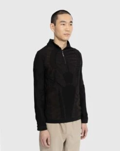 ROA – Half Zip 3D Knit Black -Acne Studios Clothing 04.06.23 Roa0025 fxdwbboK