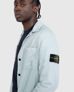 Stone Island – Overshirt Sky Blue 11025 -Acne Studios Clothing 04.19.23 StoneIsland mOWAE0nO