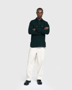 Maison Margiela – Longsleeve Polo Shirt Green -Acne Studios Clothing 04.27.23 Margiela Po qQBZmFKt