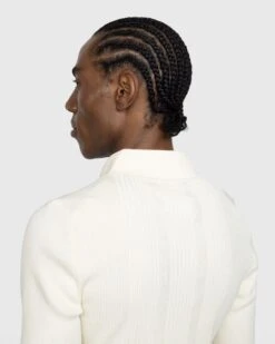 Maison Margiela – Knitted Polo Shirt Beige -Acne Studios Clothing 04.27.23 Margiela Po y5O jR7Q
