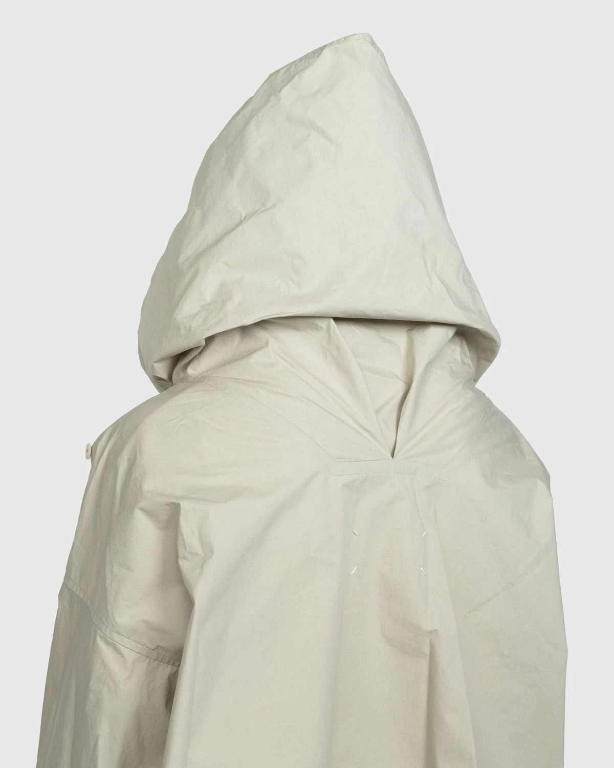 Maison Margiela – Coated Cotton Hooded Jacket Cream 6 Maison Margiela – Coated Cotton Hooded Jacket Cream - Image 6
