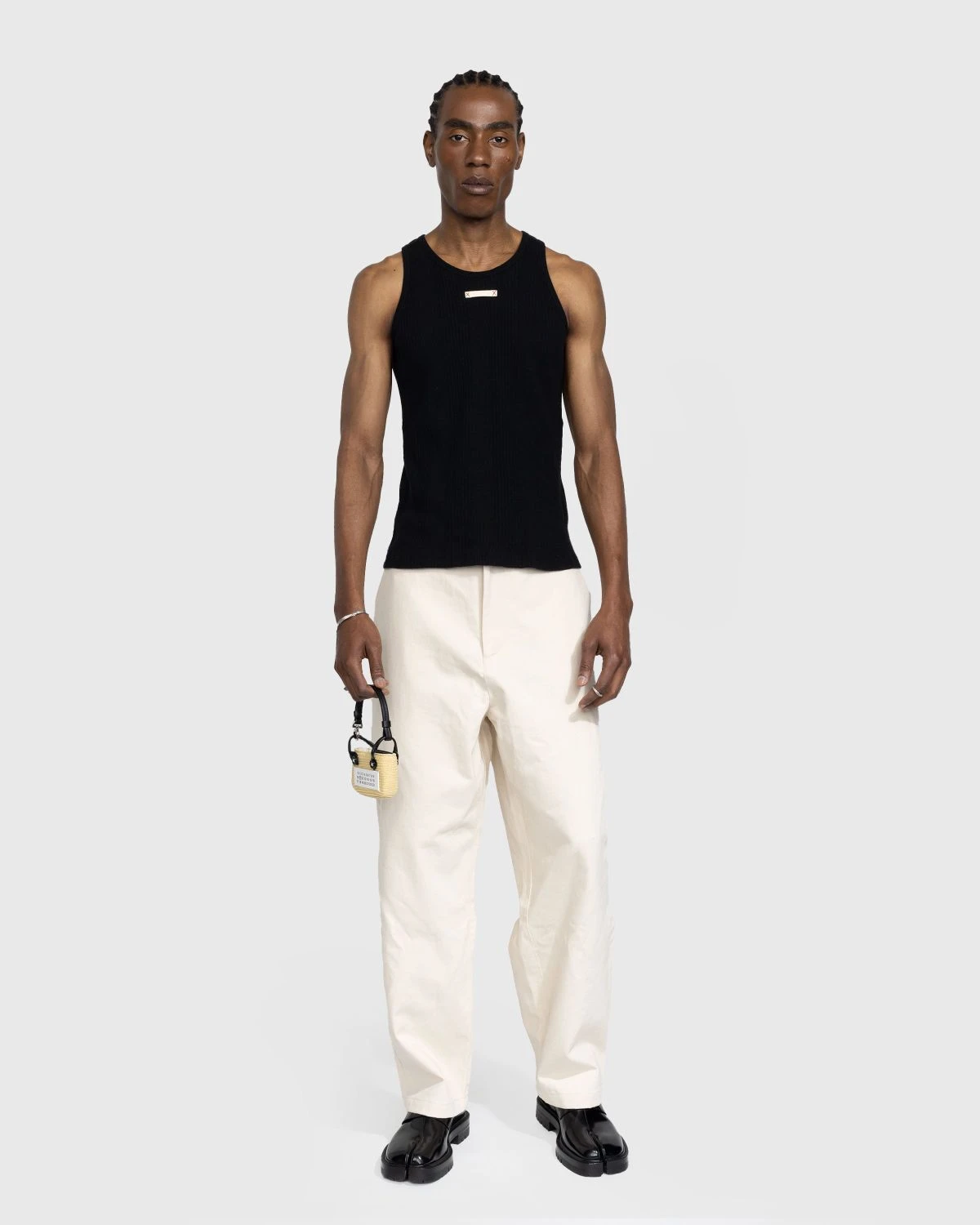 Maison Margiela – Rib Tank Top Black 6 Maison Margiela – Rib Tank Top Black - Image 6