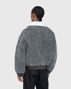 Acne Studios – Cotton Canvas Bomber Jacket Grey -Acne Studios Clothing 05.09.23 Acne Bomber MtArDiL4