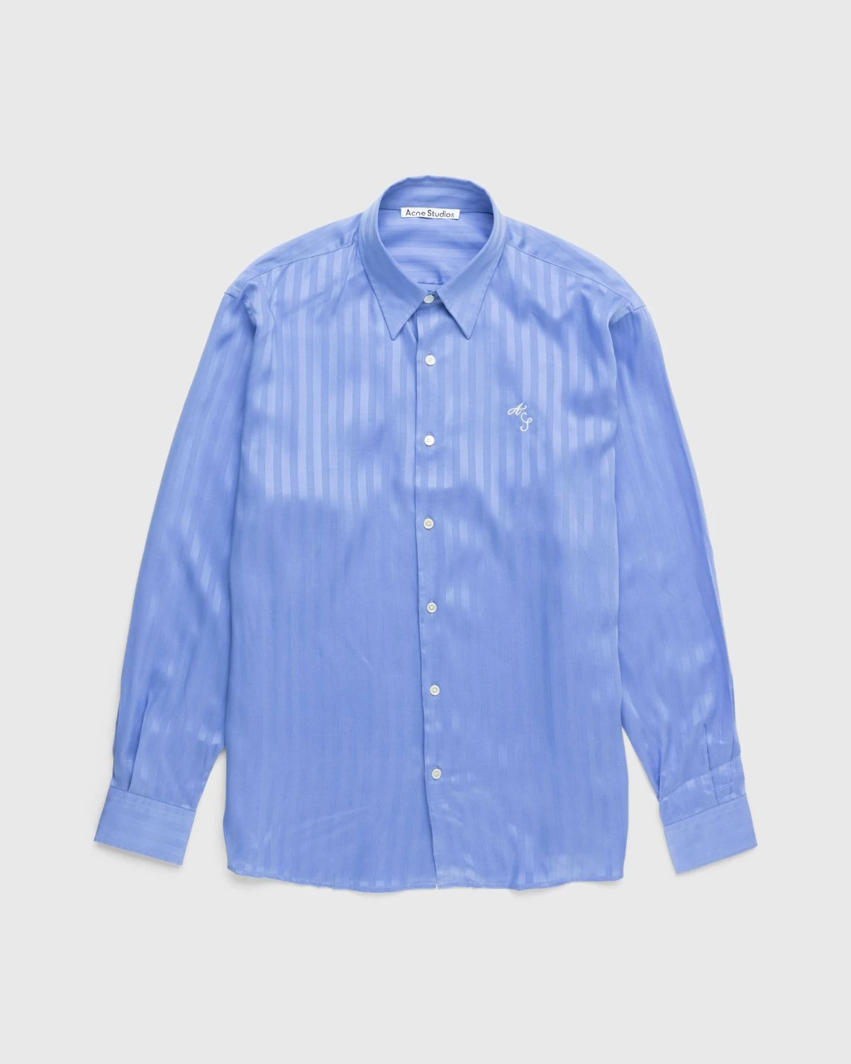 Acne Studios – Stripe Button-Up Shirt Blue 1 Acne Studios – Stripe Button-Up Shirt Blue