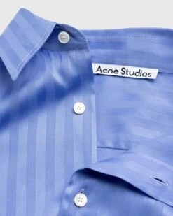 Acne Studios – Stripe Button-Up Shirt Blue 8 Acne Studios – Stripe Button-Up Shirt Blue -Acne Studios Clothing 05.16.23 Acne Stripe XmXab2D6