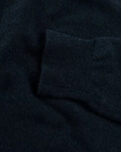 Acne Studios – Embroidered Logo Crewneck Dark Navy Melange -Acne Studios Clothing 6E1A9787 U9CTUWm