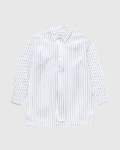 Our Legacy – Popover Shirt Olympic White Stripe