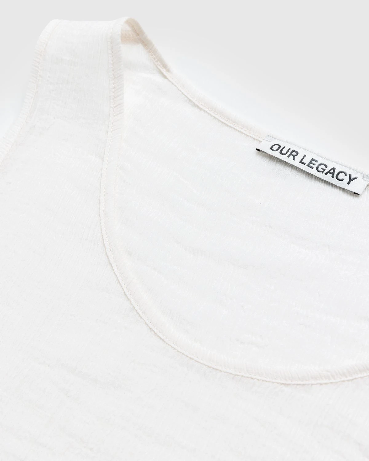 Our Legacy – Singlet Almond Milk Ruffle Viscose 5 Our Legacy – Singlet Almond Milk Ruffle Viscose - Image 5