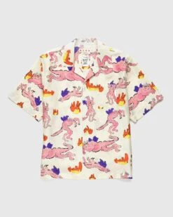 Marni – Printed Silk Button-Up Shirt Multi