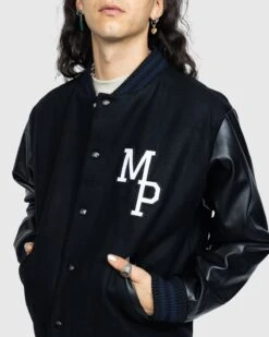 A.P.C. X Jean Touitou – Miss Rayon Varsity Jacket Black -Acne Studios Clothing A.P.C. Jacket Black 5aKRaJeY