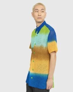AGR – Wellness Crochet Shirt Multi -Acne Studios Clothing AGR Shirt AGR0016 q1W47TCO