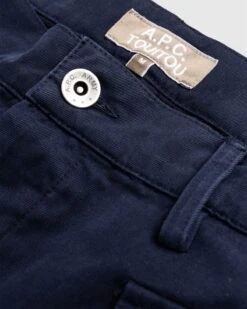A.P.C. X Jean Touitou – Booster Fatigue Pants Navy -Acne Studios Clothing APC Pants Cargo 7236 5vN9fYpH