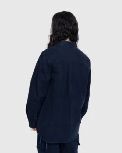 A.P.C. X Jean Touitou – Mainline Overshirt Navy -Acne Studios Clothing APC Shirt Blue 0119 wgvgI1xo