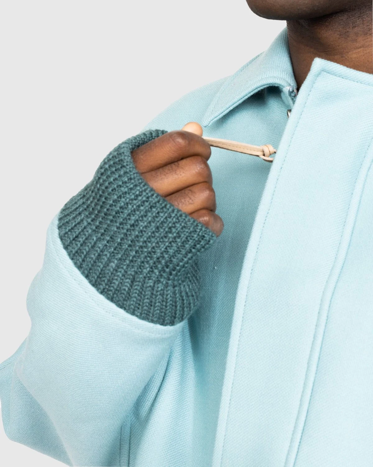 Acne Studios – Logo Bomber Jacket Pale Jade 5 Acne Studios – Logo Bomber Jacket Pale Jade - Image 5