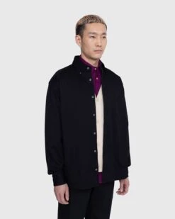 Acne Studios – Button-Up Overshirt Black 8 Acne Studios – Button-Up Overshirt Black -Acne Studios Clothing Acne SS2310081 pET4Bz1I