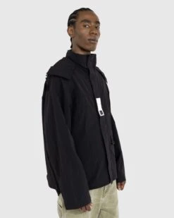 Acne Studios – Nylon Hooded Jacket Black -Acne Studios Clothing AcneStudios jacket b fphXJH0N