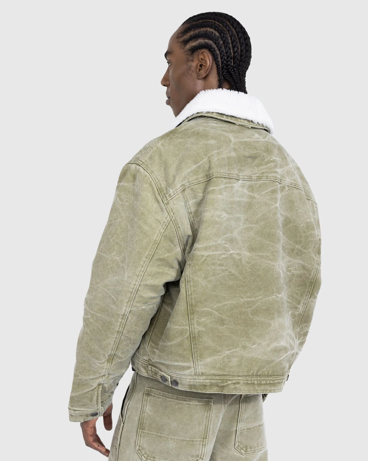 Acne Studios – Canvas Padded Jacket Khaki Beige 3 Acne Studios – Canvas Padded Jacket Khaki Beige - Image 3