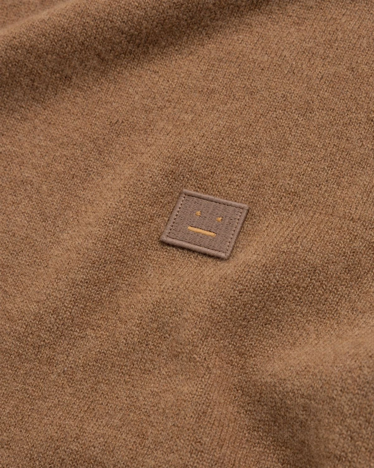 Acne Studios – Wool Crewneck Sweater Toffee Brown 6 Acne Studios – Wool Crewneck Sweater Toffee Brown - Image 6