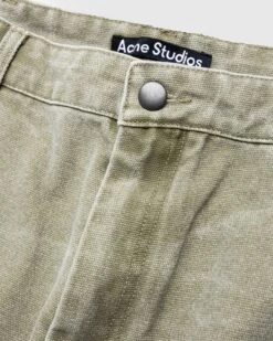 Acne Studios – Cotton Canvas Trousers Khaki Beige 10 Acne Studios – Cotton Canvas Trousers Khaki Beige -Acne Studios Clothing AcneStudios pant gre 7K5sqV34