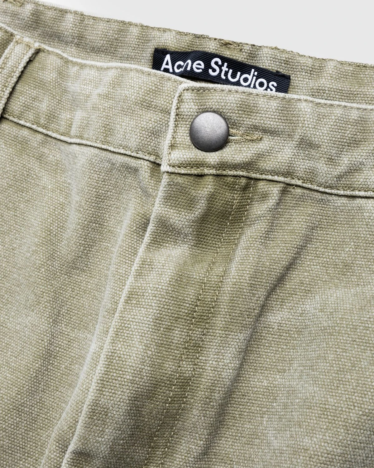 Acne Studios – Cotton Canvas Trousers Khaki Beige 5 Acne Studios – Cotton Canvas Trousers Khaki Beige - Image 5