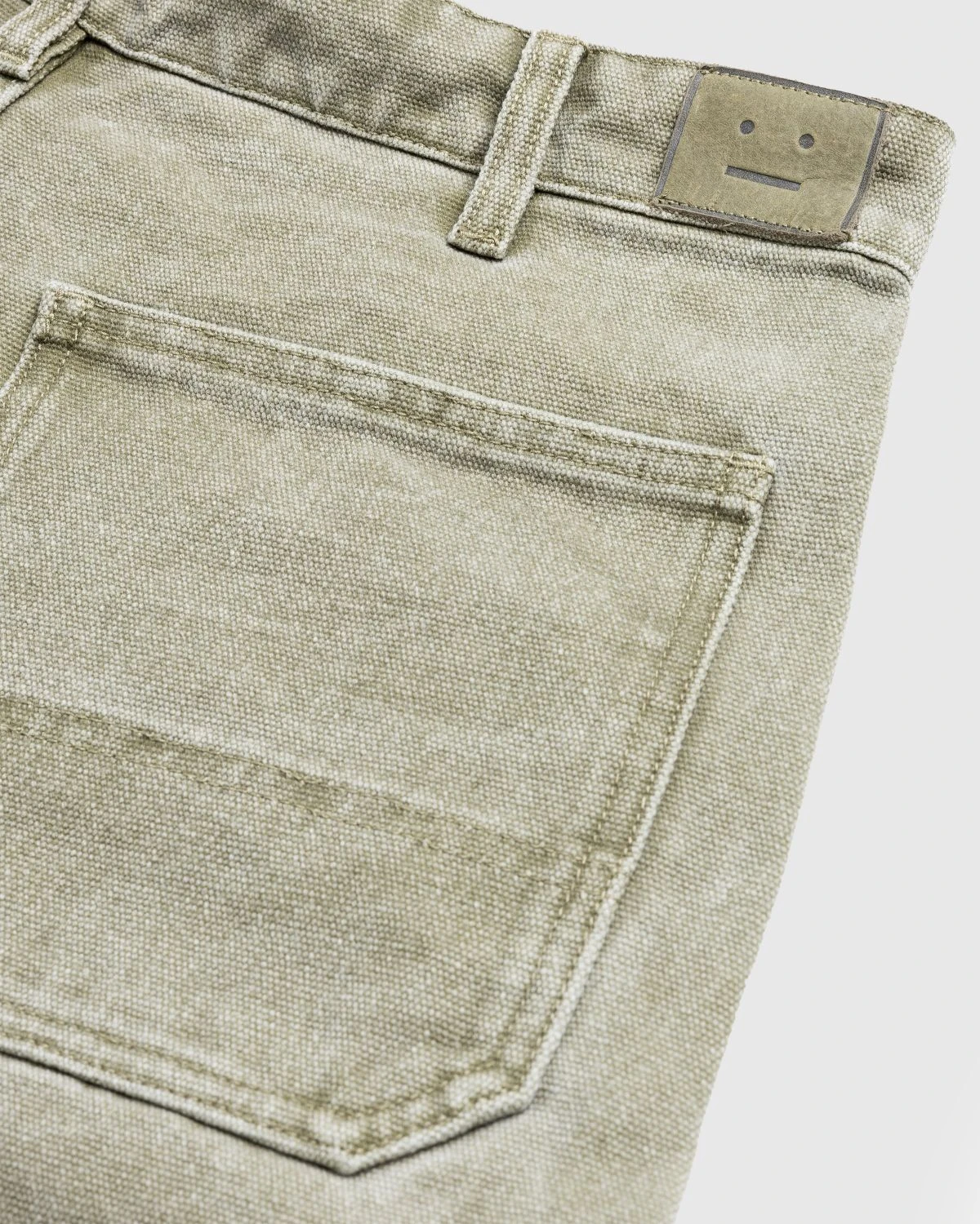 Acne Studios – Cotton Canvas Trousers Khaki Beige 6 Acne Studios – Cotton Canvas Trousers Khaki Beige - Image 6