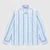 Acne Studios – Stripe Button-Up Shirt White/Steel Blue