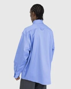 Acne Studios – Button-Up Overshirt Cornflower Blue -Acne Studios Clothing AcneStudios shirt bl wfxE8M7P