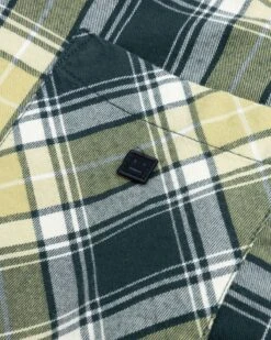 Acne Studios – Check Button-Up Shirt Forest Green/Light Green -Acne Studios Clothing AcneStudios shirt gr r hppblA