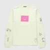 Acne Studios – Scribbles Longsleeve T-Shirt Green