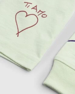 Acne Studios – Scribbles Longsleeve T-Shirt Green -Acne Studios Clothing AcneStudios tshirt g eUfO r B