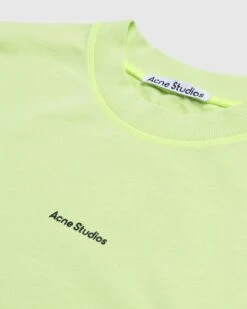 Acne Studios – Organic Cotton Logo Longsleeve T-Shirt Fluo Green 10 Acne Studios – Organic Cotton Logo Longsleeve T-Shirt Fluo Green -Acne Studios Clothing AcneStudios tshirt g zAOlbx y