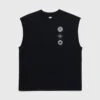 ACRONYM – S25-PR-C Pima Cotton Sleeveless T-Shirt Black