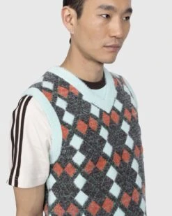 Adidas X Wales Bonner – Knit Argyle Vest Multi 9 Adidas X Wales Bonner – Knit Argyle Vest Multi -Acne Studios Clothing AdidasxWalesBonner v CZrWfcSD