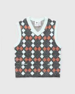 Adidas X Wales Bonner – Knit Argyle Vest Multi