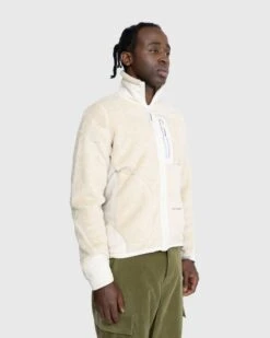 And Wander – High Loft Fleece Jacket Off White -Acne Studios Clothing And Wander 12308 G ebkJY1