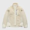 And Wander – High Loft Fleece Jacket Off White