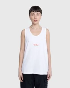 Highsnobiety X Bar Basso – Logo Tank Top White -Acne Studios Clothing BarBasso 9271 incIk7s