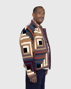 Bode – Log Cabin Quilted Workwear Jacket Multi -Acne Studios Clothing Bode 4727 DhumN2aP