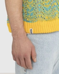 Bonsai – Oversized Knit Gilet Orange -Acne Studios Clothing Bonsai green yellow cLnyorpn