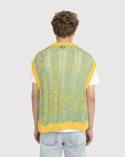 Bonsai – Oversized Knit Gilet Orange -Acne Studios Clothing Bonsai green yellow l7U 57er