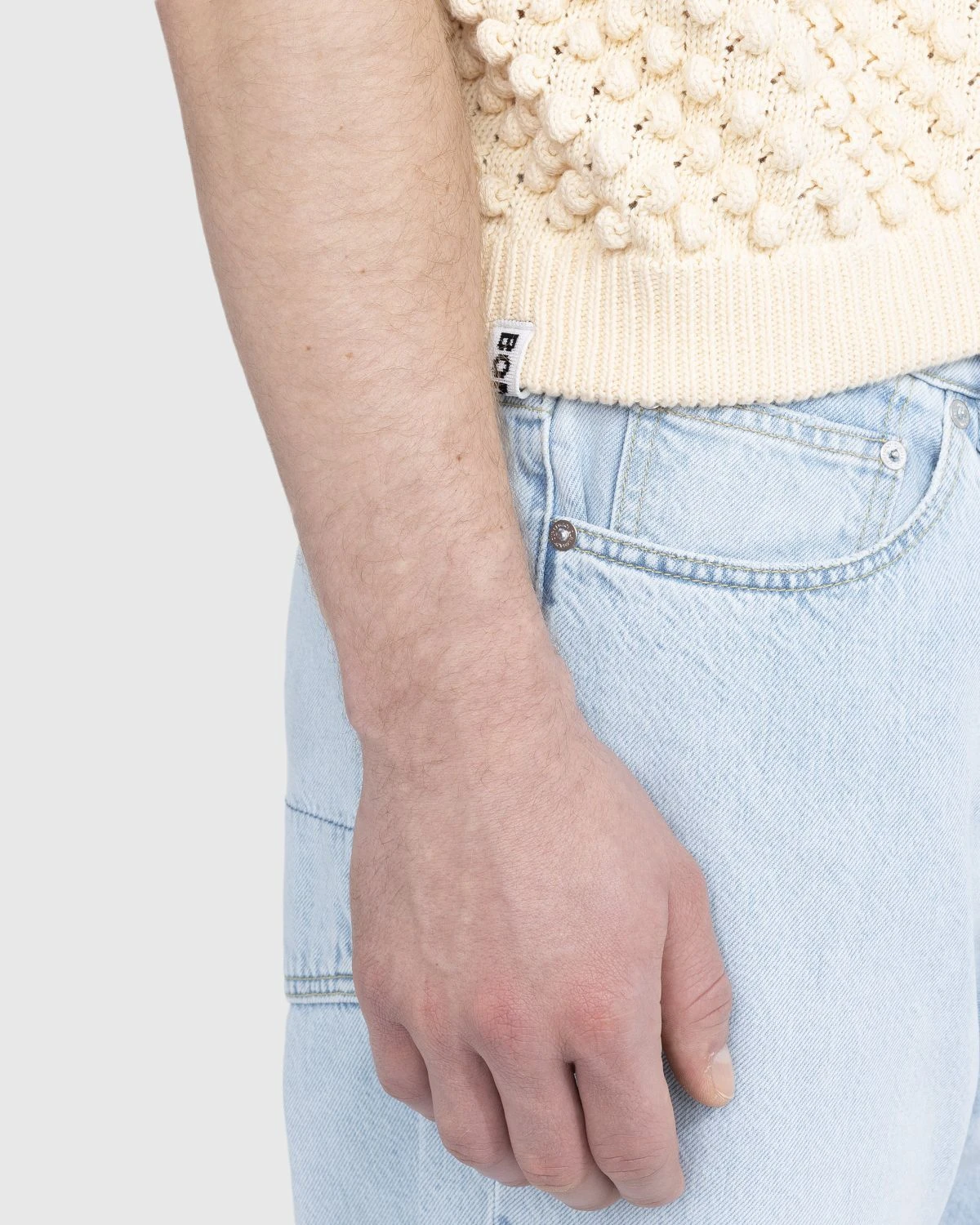 Bonsai – 3D Knit Gilet Ivory 6 Bonsai – 3D Knit Gilet Ivory - Image 6