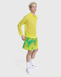 Bonsai – Oversize Knit Longsleeve Polo Yellow -Acne Studios Clothing Bonsai3336 R jniwWD