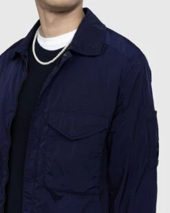 C.P. Company – Chrome-R Overshirt Medieval Blue -Acne Studios Clothing CP.Company shirt blu aD77H2PW