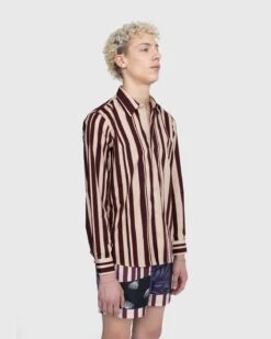 Dries Van Noten – Curle Shirt Burgundy -Acne Studios Clothing Dries 3212 DsinowG
