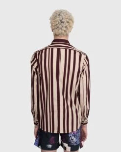 Dries Van Noten – Curle Shirt Burgundy -Acne Studios Clothing Dries 3214 zeiSB58x