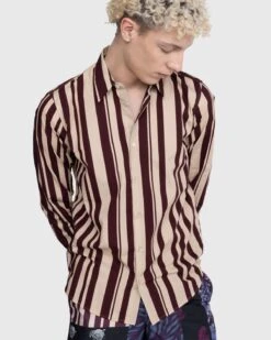 Dries Van Noten – Curle Shirt Burgundy -Acne Studios Clothing Dries 3221 CKFCqx5q
