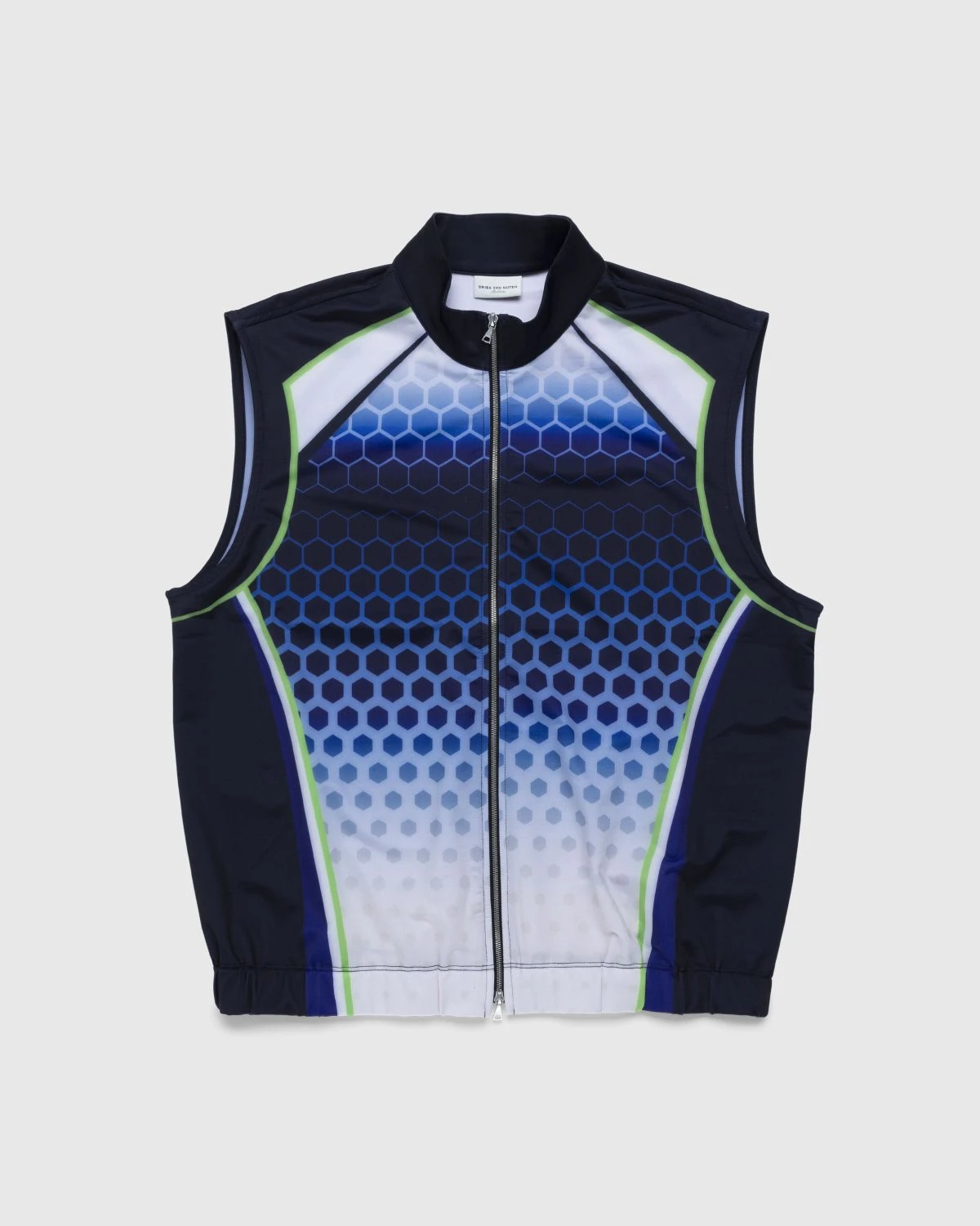 Dries Van Noten – Herlew Zip-Up Top Blue 1 Dries Van Noten – Herlew Zip-Up Top Blue