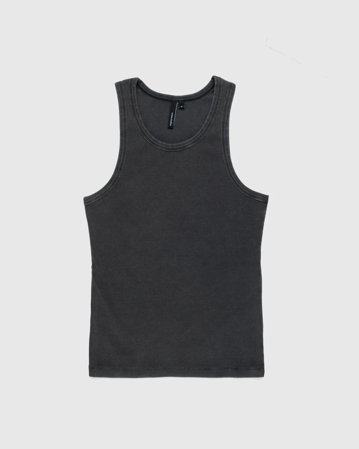 Entire Studios – Rib Tank Washed Black 1 Entire Studios – Rib Tank Washed Black